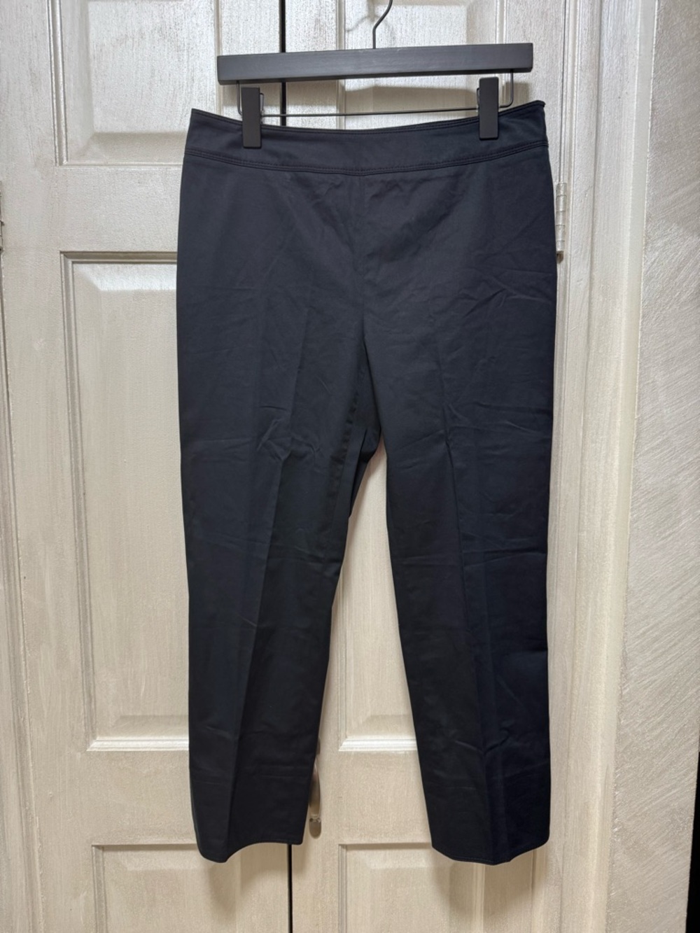 Burberry London Nova Check Cuff Capri Cropped Pants Navy US 8 - Picture 3 of 15